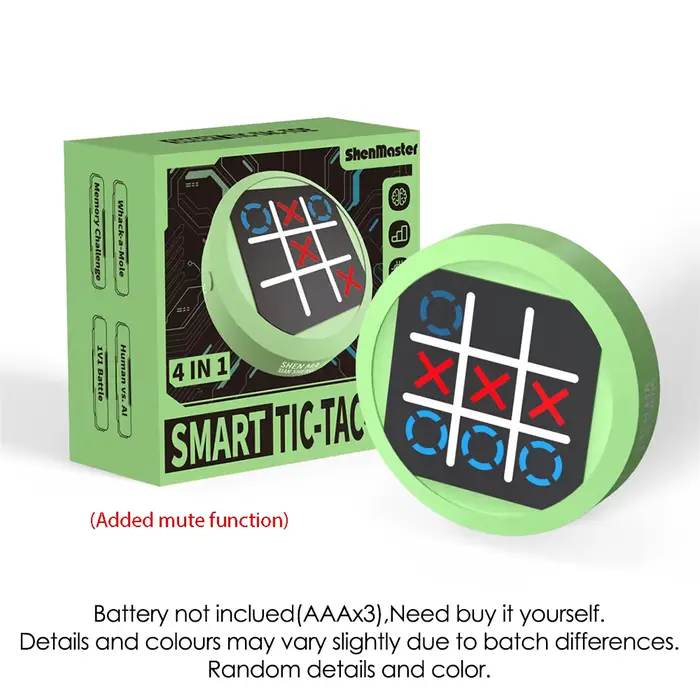 Jeu électronique Tic Tac Toe 5 en 1, Puzzle portatif, jeux de voyage portables pour enfants, jeux de