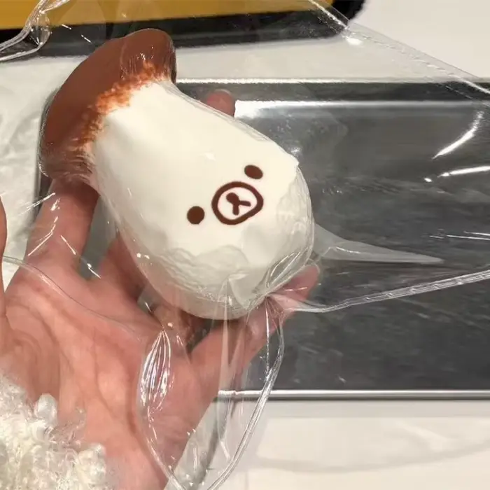 Jouet Squishy Champignon Rilakkuma King Simulé, Fait Main DIY, Anti-Stress à Rebond Lent, Jouet Alim