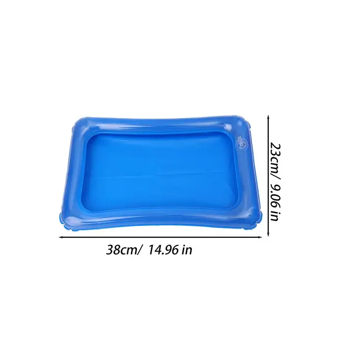 Plateau gonflable multifonctionnel 2/1 pièces pour sable de jeu, jeux aquatiques et de pêche, platea