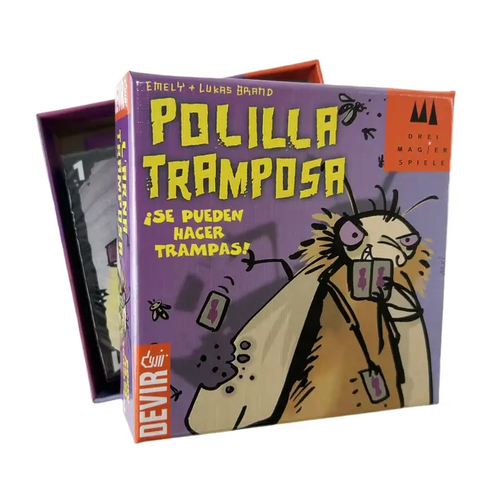 Jeu de cartes Polilla Tramposa | Biss 20 | Heuschrecken Poker | Schummel Hummel | Jeu