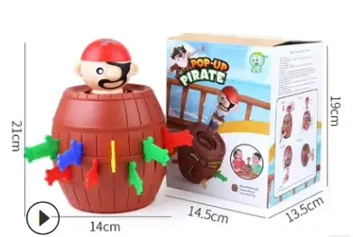 Jeu de puzzle 3D en forme de baril de pirate : jouets passionnants pour les enfants – Cadeaux de déc