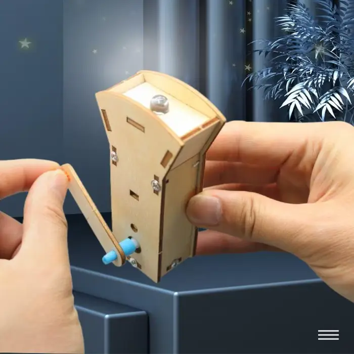 Kit d'expérimentation scientifique pour enfants, jouets à base de physique pour lampe de poche à mai