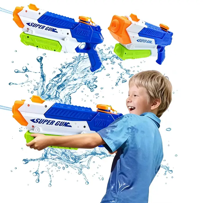 Pistolets à eau pour enfants pour l'été, jouets d'extérieur pour garçons filles et adultes, pistolets à eau pour la piscine, batailles d'eau, jeux d'eau, moments familiaux
