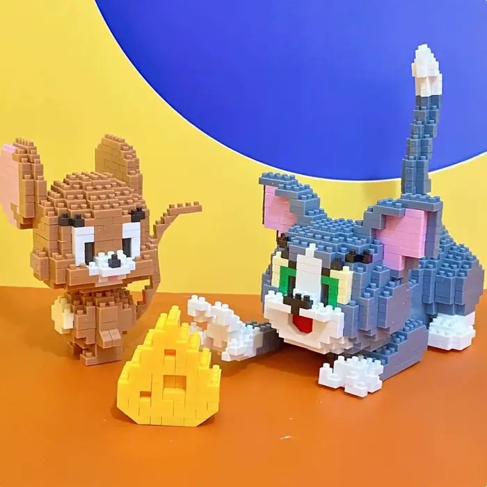 Tom Cat et Mouse Building Blocks Mini Action Figure Toys