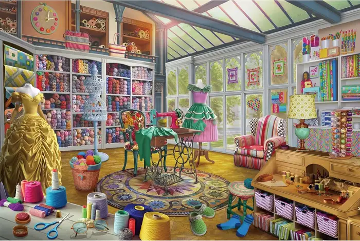 Puzzle en bois 1314/1000/520 pièces pour salle de couture adulte, chambre à coucher, salle de jeux, 