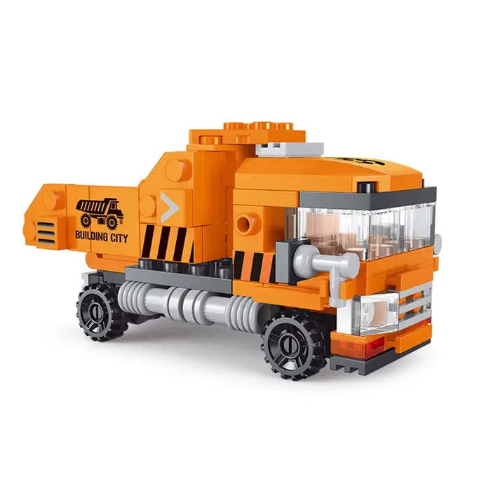 Ville créativité véhicule blindé ville ingénierie voiture camion Bulldozer mélangeur camion blocs de construction briques modèle jouets pour les enfants