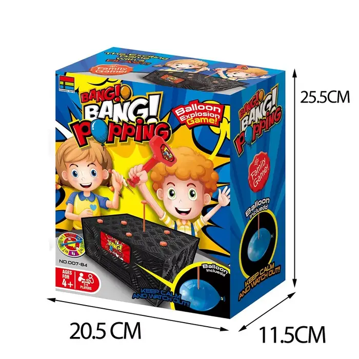 Jouets éducatifs, jeux de société à ballons explosifs