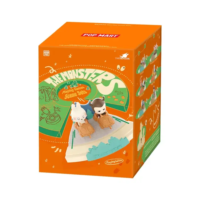 POP MART THE MONSTERS jeux de jeu série scène ensembles boîte mystère 1 pièce/6 pièces POPMART boîte