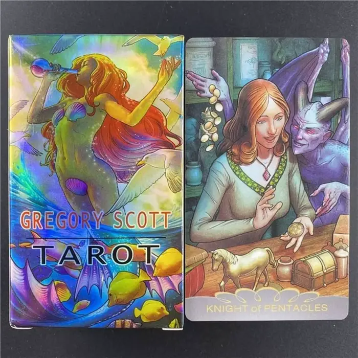 Jeu de société de tarot Gregory Scott, version anglaise, classique, pour oracle