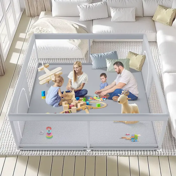 Grand parc de jeu, enclos de jeu pour bébés, parcs de jeu pour usage intérieur et extérieur, parc de