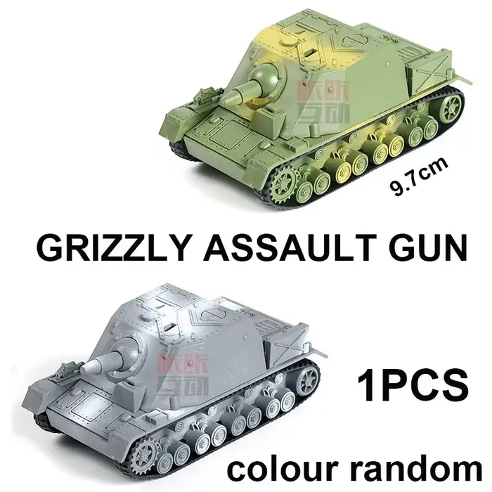 Modèle de blocs de construction de char 4D 1/72, char allemand Tiger Panther Jagdtiger, canon d'assa
