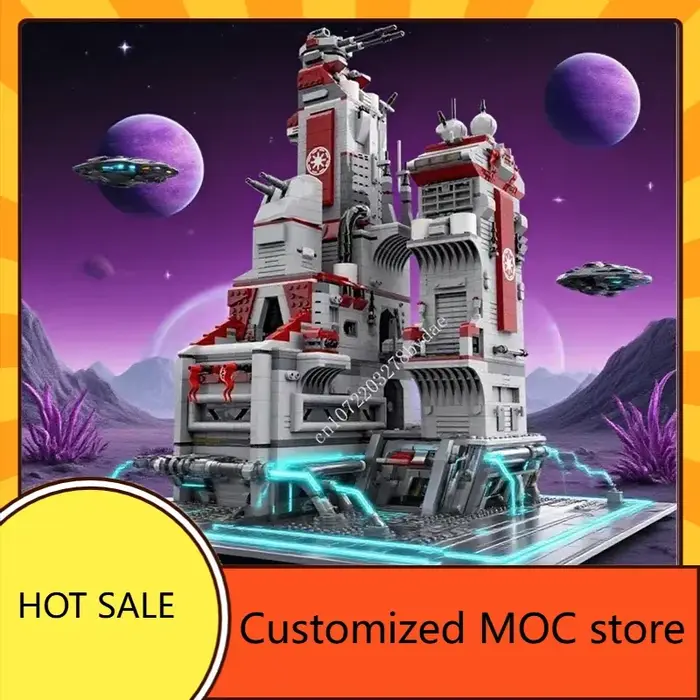 2995 pièces république Base guerre spatiale militaire MOC Speeder vélos vacances Puzzles Architectur
