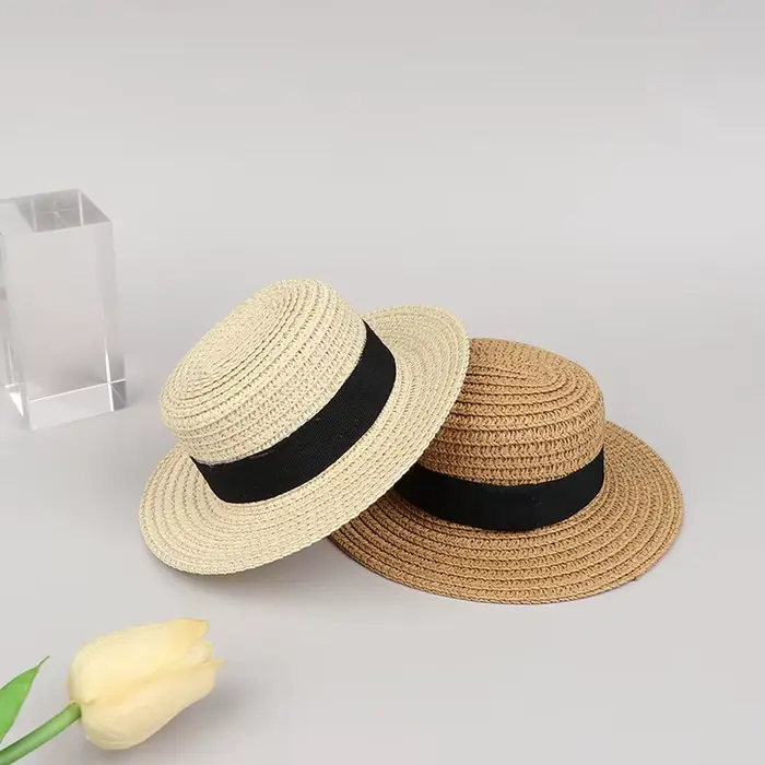 Chapeau de soleil mignon en paille pour maison de beurre Blyth, accessoires de décoration, offre spé