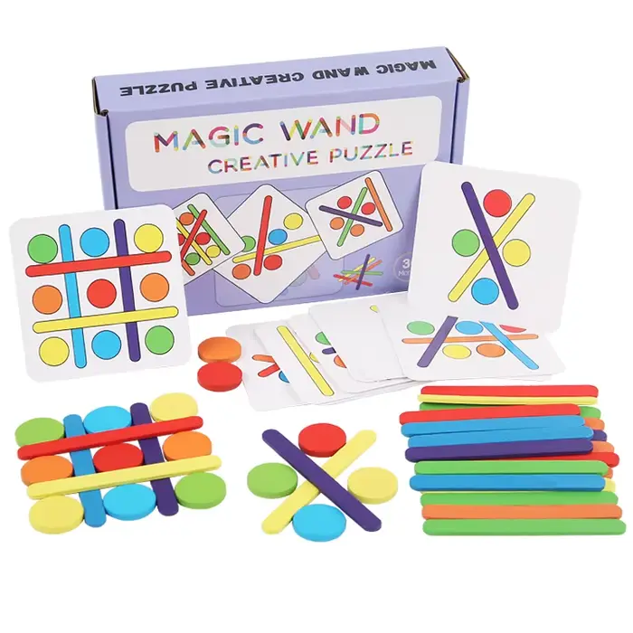 Puzzle 3D pour deux personnes, jeu de bureau interactif, Tangram, jouets mathématiques, blocs de con