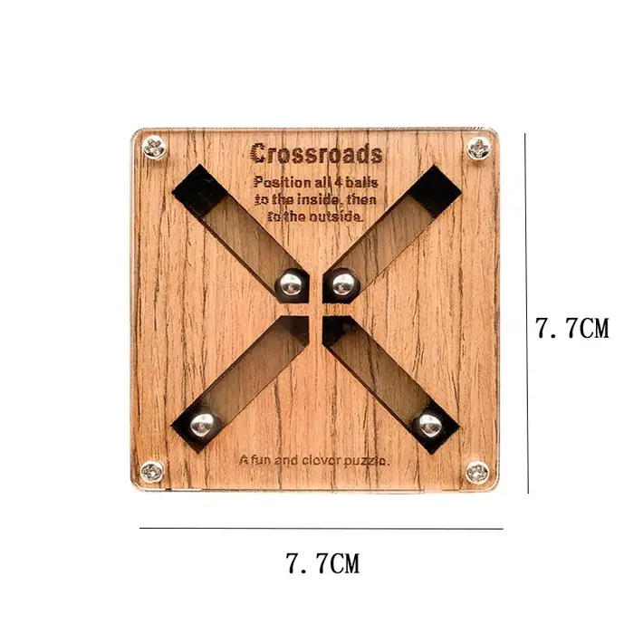 Jeux de réflexion et de logique pour enfants et adultes, labyrinthe de puzzle de croisement, casse-t
