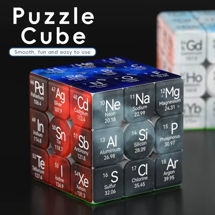 La Table périodique Cuberspeed ZIINA STAR 3x3 Cube de vitesse Puzzle