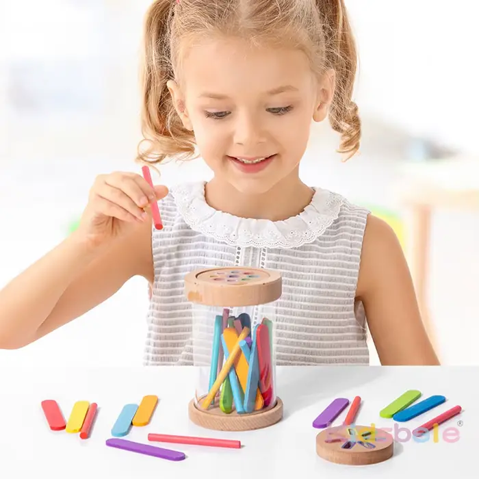 Jouet de tri des couleurs Montessori pour les tout-petits