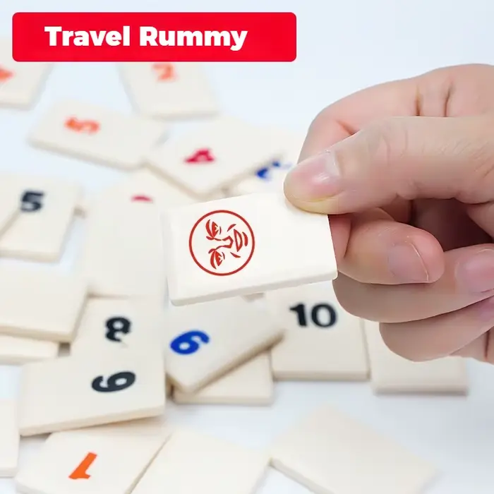 Ensemble de jeu numérique voyage Rummy Mahjong Rummybrix cartes de jeu numériques jeu de société loisirs pour adultes jeu de voyage