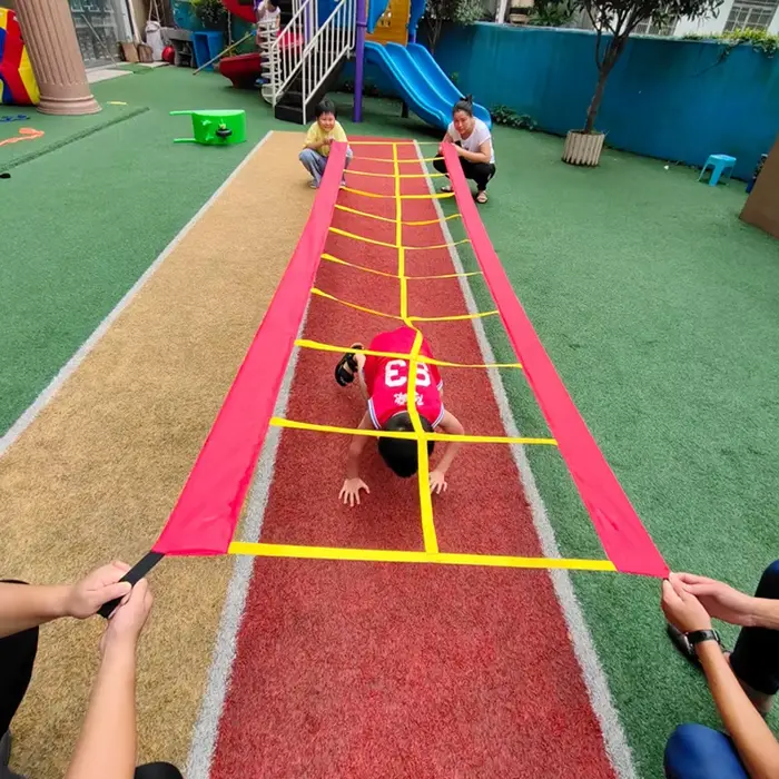 Échelle à grille amusante, jouets d'extérieur pour la maternelle, équipement d'entraînement sensoriel Intelligent, activités sportives amusantes pour enfants, accessoires de jeu