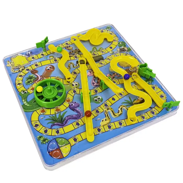 Jeu de société serpent 3D, jouet avec échelle, jouet familial traditionnel, cadeau amusant pour enfa