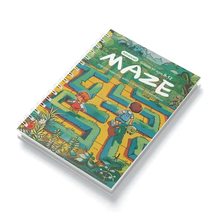 Livre labyrinthe d'aventure pour enfants : maisons puzzle pour les âges de 3 à 6, 6-9, 9-12 et 12+ p