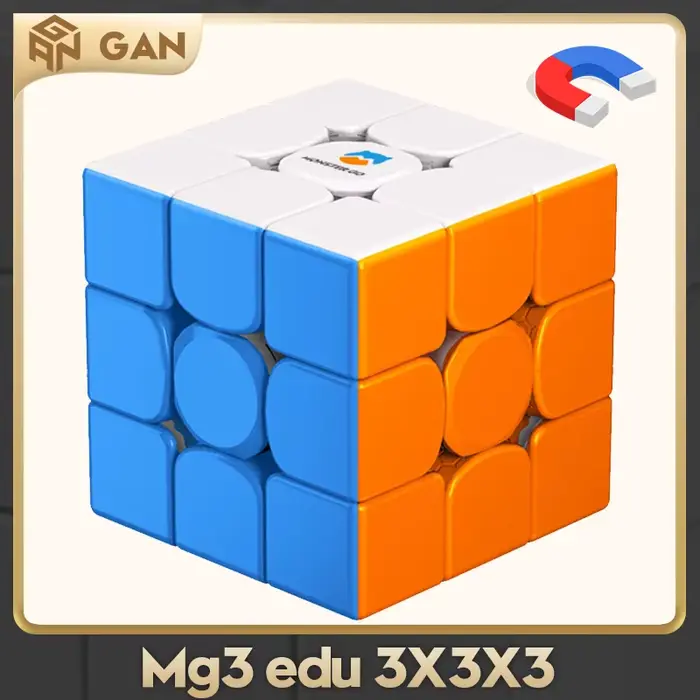 Cube de puzzle magique GAN Monster GO 3x3 M EDU pour enfants et adultes développement logique et concentration jouet anti-stress occasion spéciale