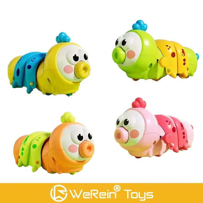 Jouet chenille à ressort pour ramper, jouet éducatif pour l'apprentissage précoce des enfants