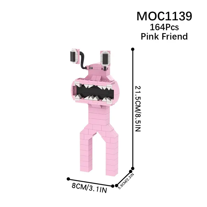 MOC-décennie s de construction de figurines de monstre pour enfants, jouets de jeu d'horreur, cadeau