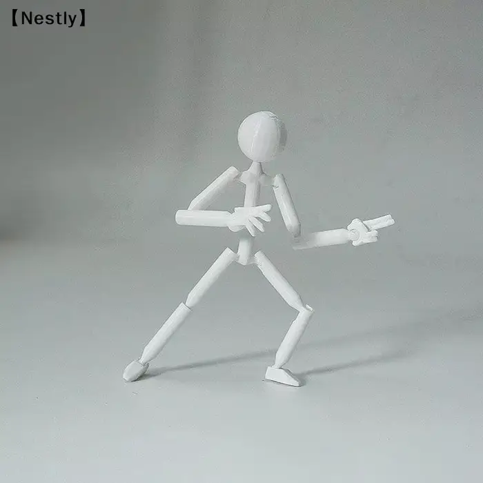 Figurine articulée multi-joints imprimée en 3D