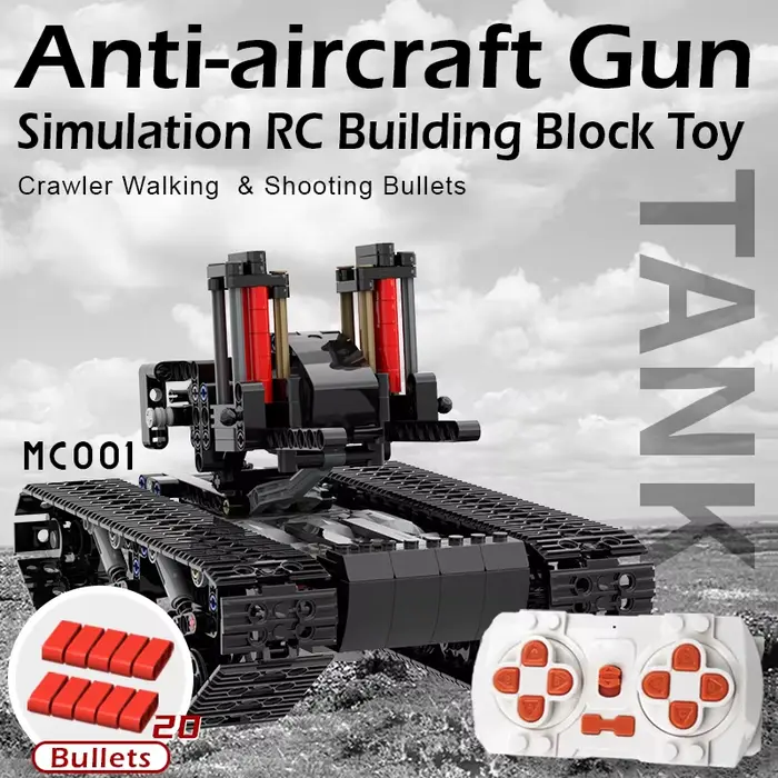 Ubricks RC Char d'assaut électrique anti-aérien