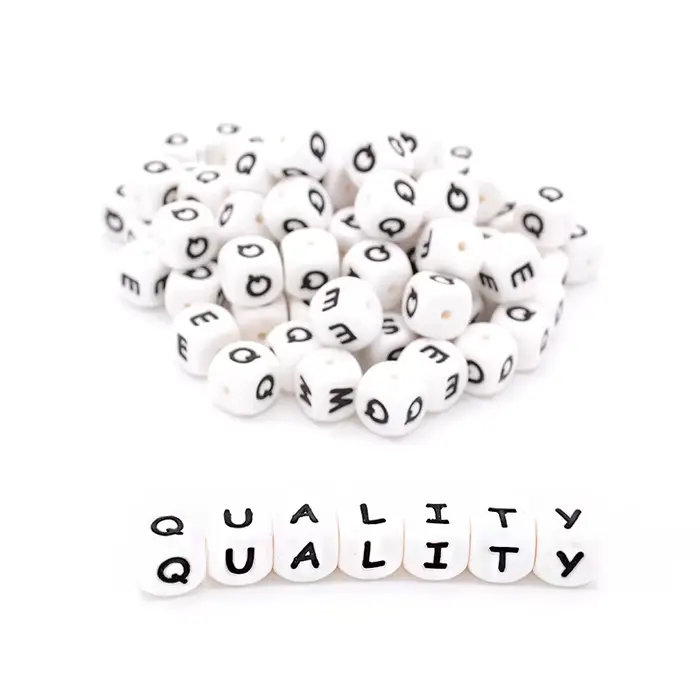 Perles lumineuses en silicone pour bébé, 50 pièces, formes de dessin animé, sans latex, sans nitrosamine, sans phthalates, sans BPA, pour le développement moteur et sensoriel, cadeau idéal pour les occasions spéciales