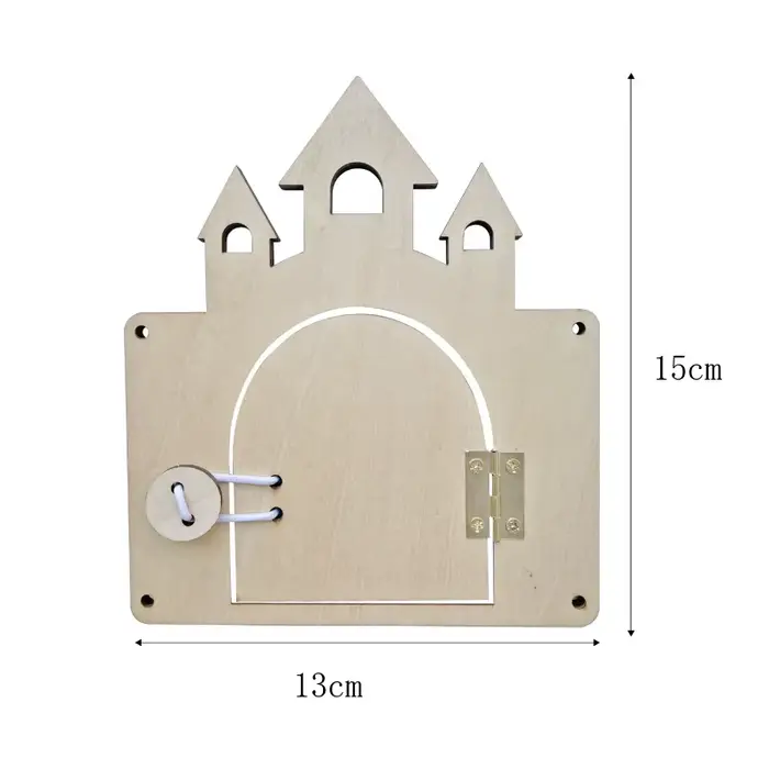 Planche occupée Montessori Accessoires de bricolage Lampes Sonnette Outils Pédagogiques Capacité Pratique Reconnaissance Couleur Occasions Spéciales Jeux Éducatifs Enfants Transport