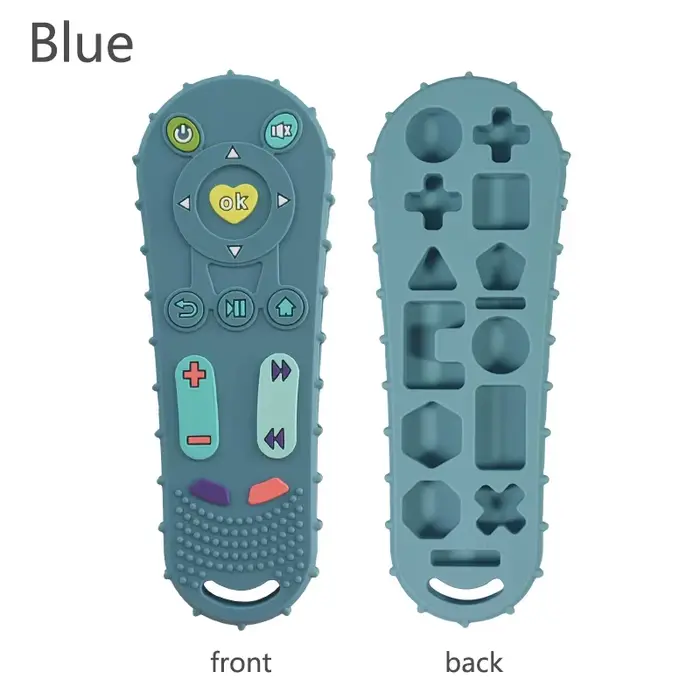 1 pièce Jouet de dentition en silicone pour bébé, manette de jeu de simulation, jouet sensoriel pour