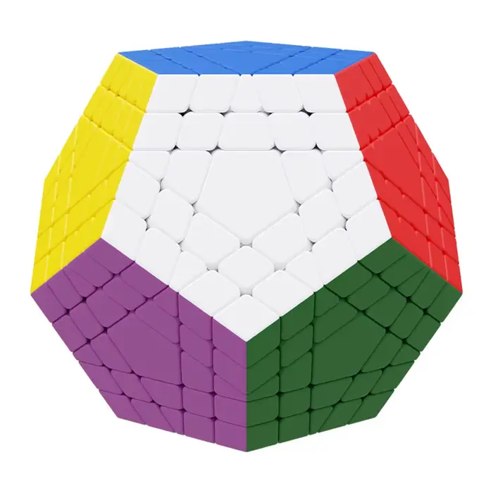 Shengshou Gigaminx Cube sans colle 5x5 dodécaèdre Puzzle Cube vitesse 12 faces Megaminx Magico Cubo 