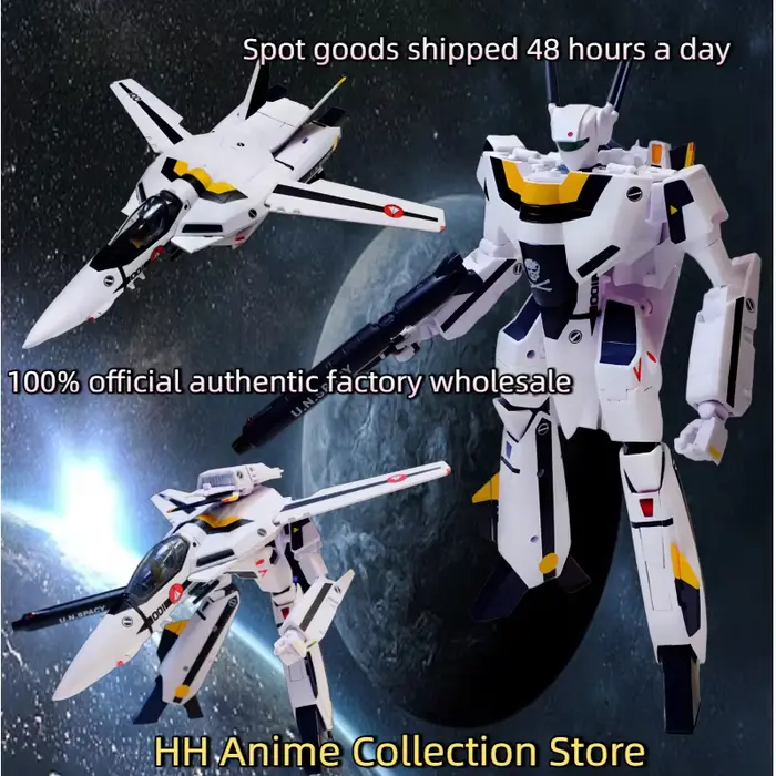 En stock Figurine articulée transformable 1/60 VF-1S Super Valkyrie