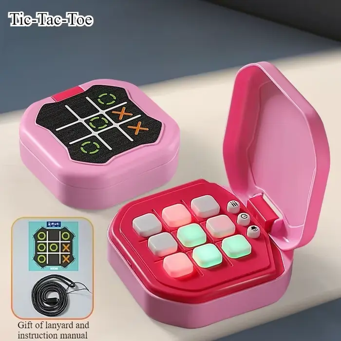 Jeu de société Tic-Tac-Toe, jeux électroniques multifonctionnels, Puzzle Montessori, jeu de Table, j