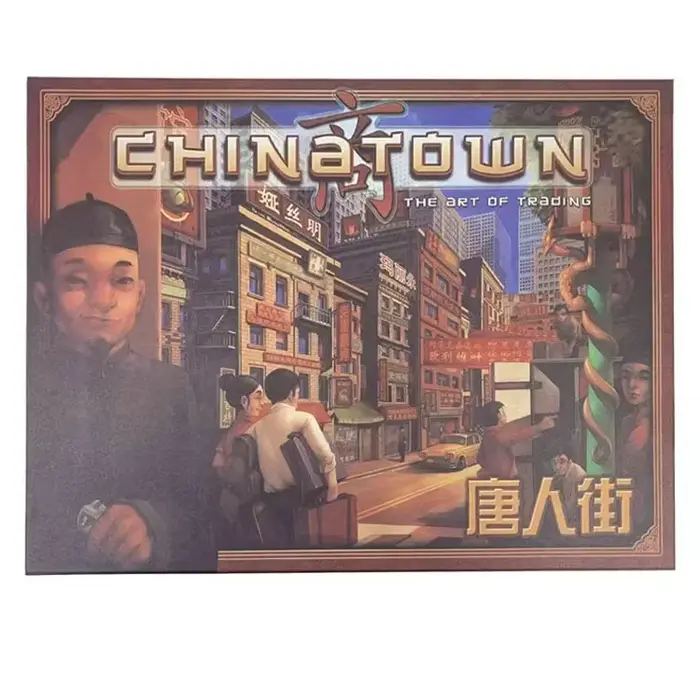Jeu de Société Chinatown pour 2 à 6 Joueurs, Jeu de Stratégie Commerciale pour Fêtes et Jeux de Soci
