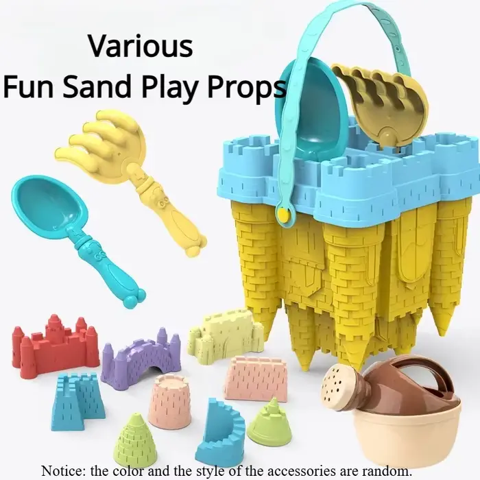 Château de plage seau jouer ensemble de sable jouets cuillère