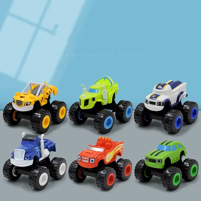Jouets de voiture monstre flamme et machine Blaze Camion broyeur russe jouet occasionnel pour enfants passionnés d'aventure et de mécaniques épiques