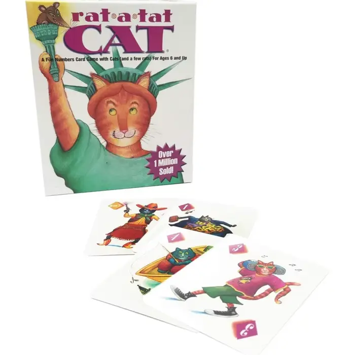 Jeu de cartes Rat A Tat Cat animaux nature mathématiques enfant apprentissage familial occasions spéciales