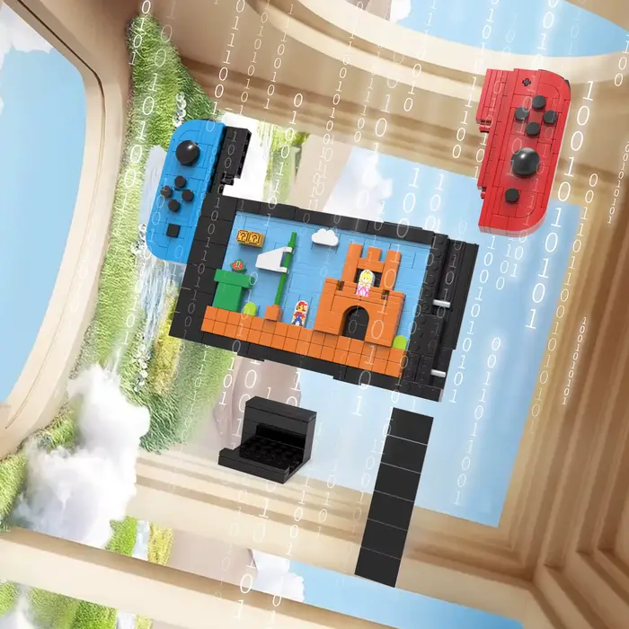 MOC – Mini Console de jeux portable, ensemble de blocs de construction pour interrupteur, contrôleur