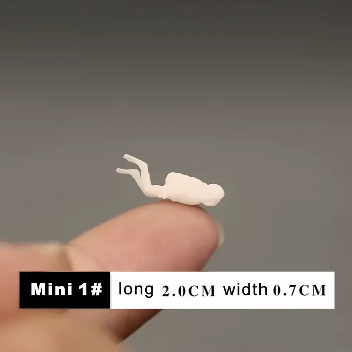 Figurines de plongeur miniatures à monter soi-même, Simulation de scène océanique, modèle d'explorat