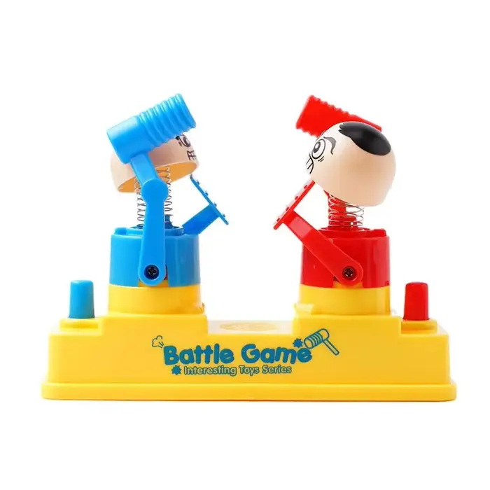 Mini tête pour enfants frapper petit homme combat rouge et bleu attaque et défense double Parent enf