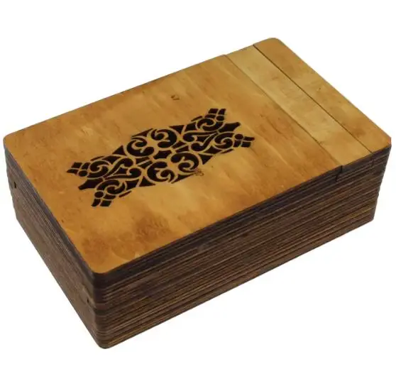 Dest nouveauté stimulant magique boîte secrète en bois Puzzle logique casse-tête Puzzles en bois jeu