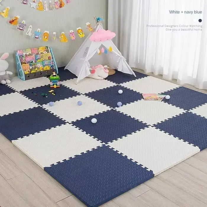 Tapis de sol en mousse Puzzle imbriqué, tapis de sol épais coloré, tapis de jeu en mousse EVA pour b