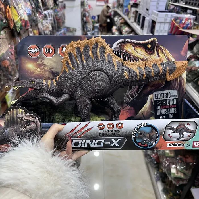 Dinosaure électrique Jurassic World Dino-X Spinosaurus avec effets sonores et lumineux