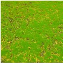 Gazon en Polymères pour Décoration de Paysage d'Extérieur, Micro Paysage pour Diorama, Table de Sabl