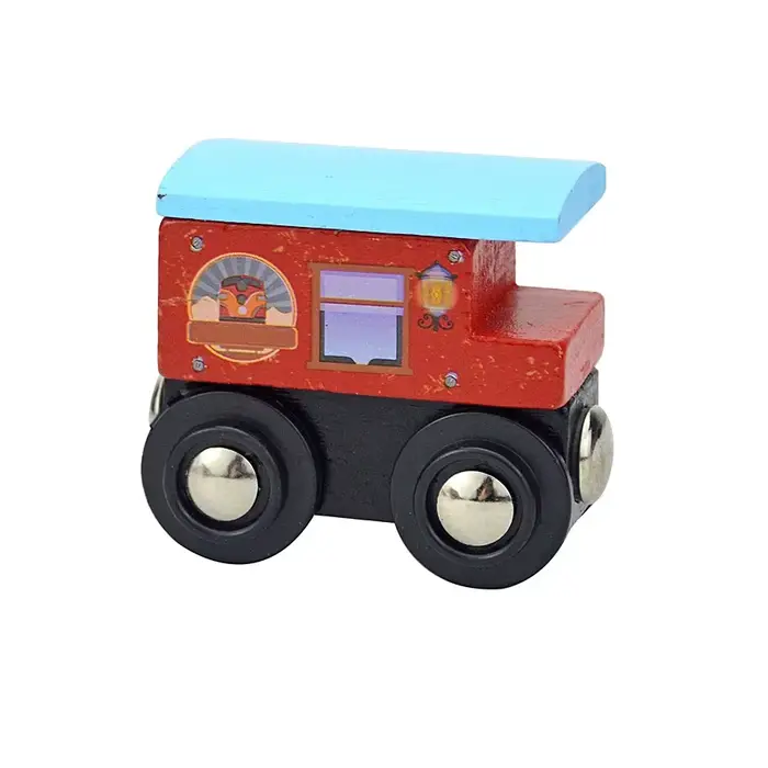 Jouets de Train magnétiques, accessoires de Train en bois, Locomotive Anime James, véhicules ferrovi