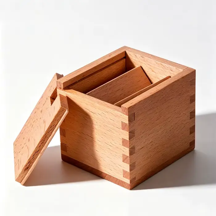 Puzzle en bois mysterious labyrinth cadeau original forme géométrique test de qi jouet éducatif enfants adultes occasions spéciales