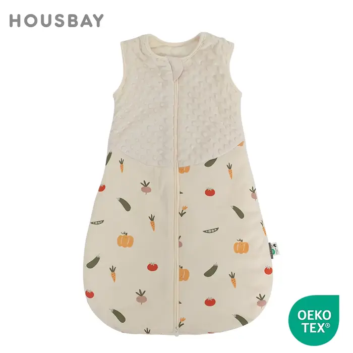 Sac de couchage pour bébé, en velours de coton de haute qualité, patchwork, doux et confortable, cou